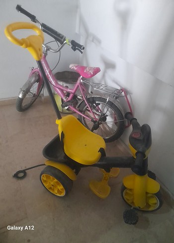 Baby2Go Sarı Renkli Çocuk Üç Tekerlekli Bisiklet