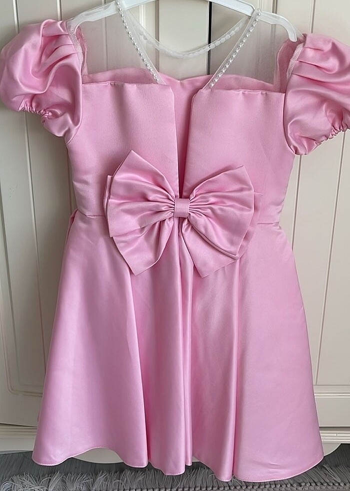Pembe Kız Elbise - Görsel 2