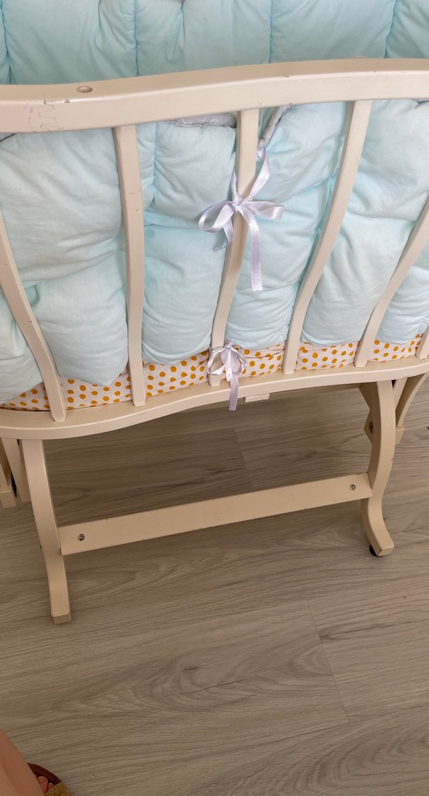 Pastel Mavi Bebek Beşiği - Görsel 3