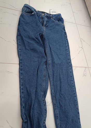 Gevşek Kesim Midi Kadın Kot Pantolon