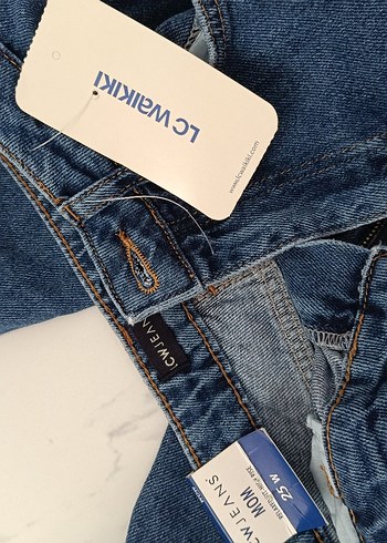 LC Waikiki Gevşek Kesim Midi Kadın Kot Pantolon