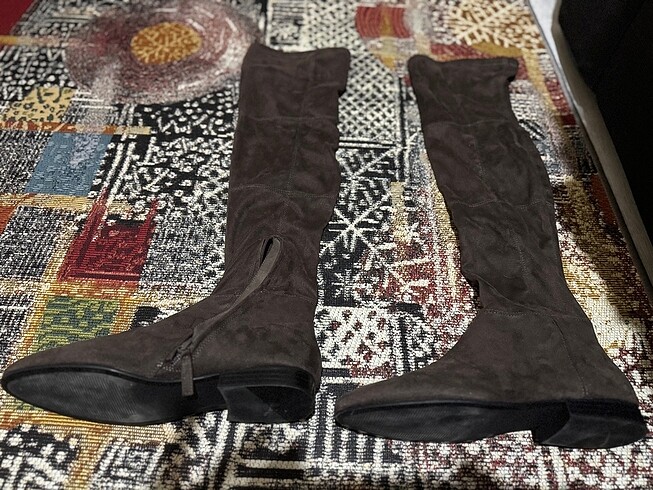Mango çizme 40 numara süet