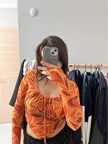 m Beden turuncu Renk turuncu crop