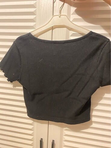 s Beden Lcw siyah crop