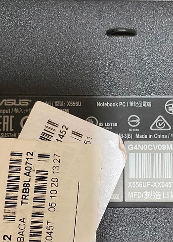 Beden ASUS Dizüstü Bilgisayar/Laptop (açıklamayı okuyun)