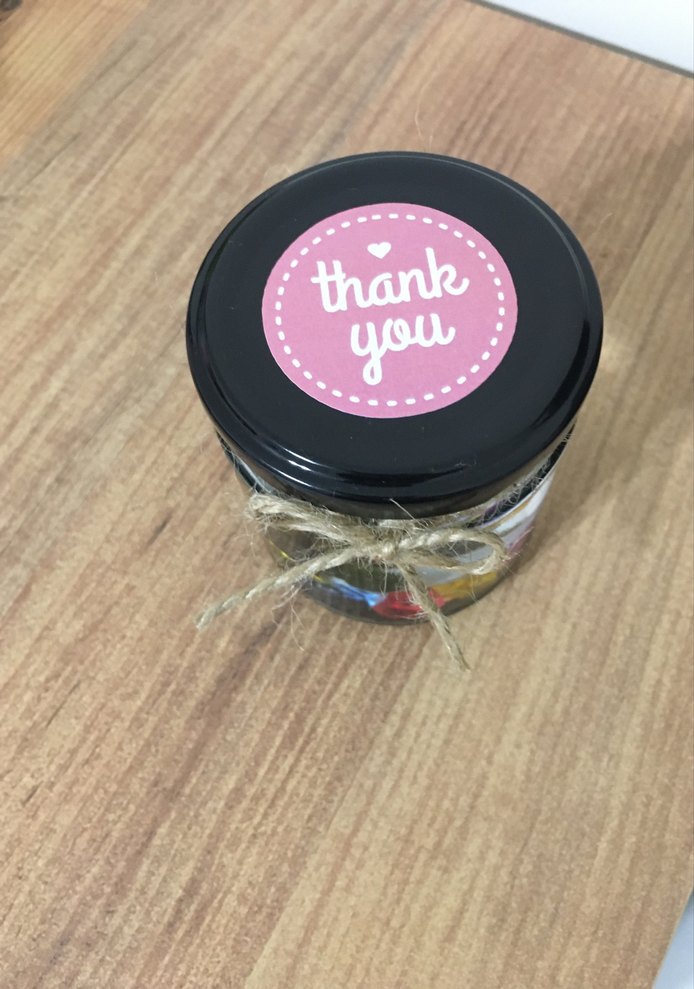 Renkli Taşlı Dekoratif Kavanozunda marimo şans yosunu - Görsel 2