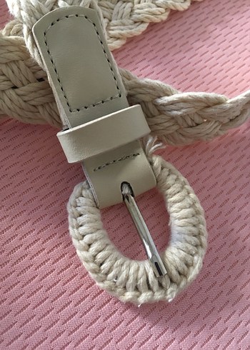 Beyaz Örgü Kemer - Görsel 3