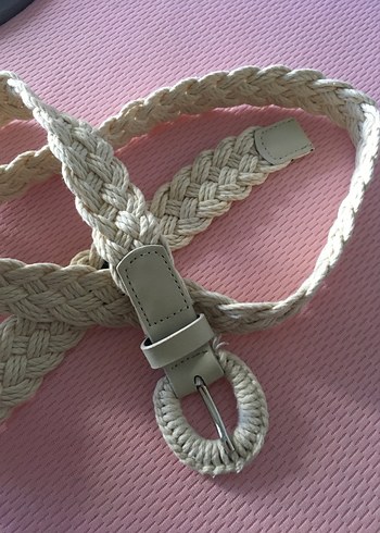 Beyaz Örgü Kemer - Görsel 2