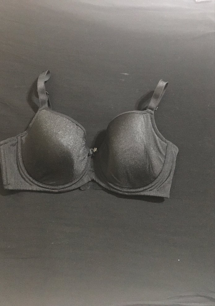 Siyah Minimalist Gotik Sütyen - Görsel 2