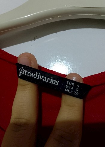 Kırmızı Kadın Tunik - Görsel 3