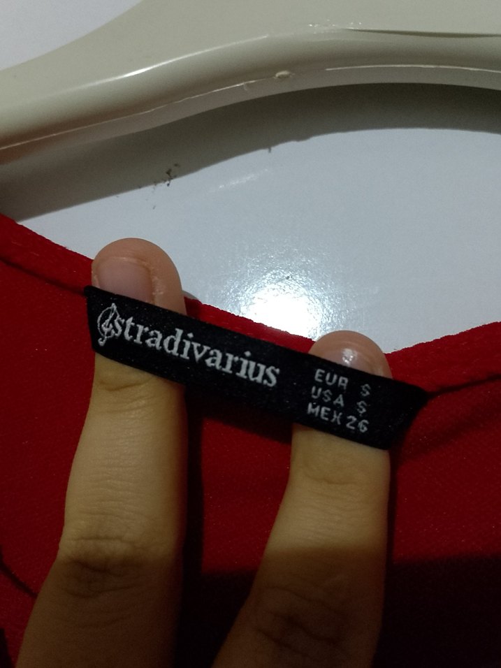 Kırmızı Kadın Tunik - Görsel 3