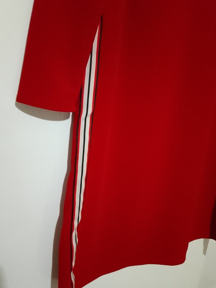 Kırmızı Kadın Tunik - Görsel 2