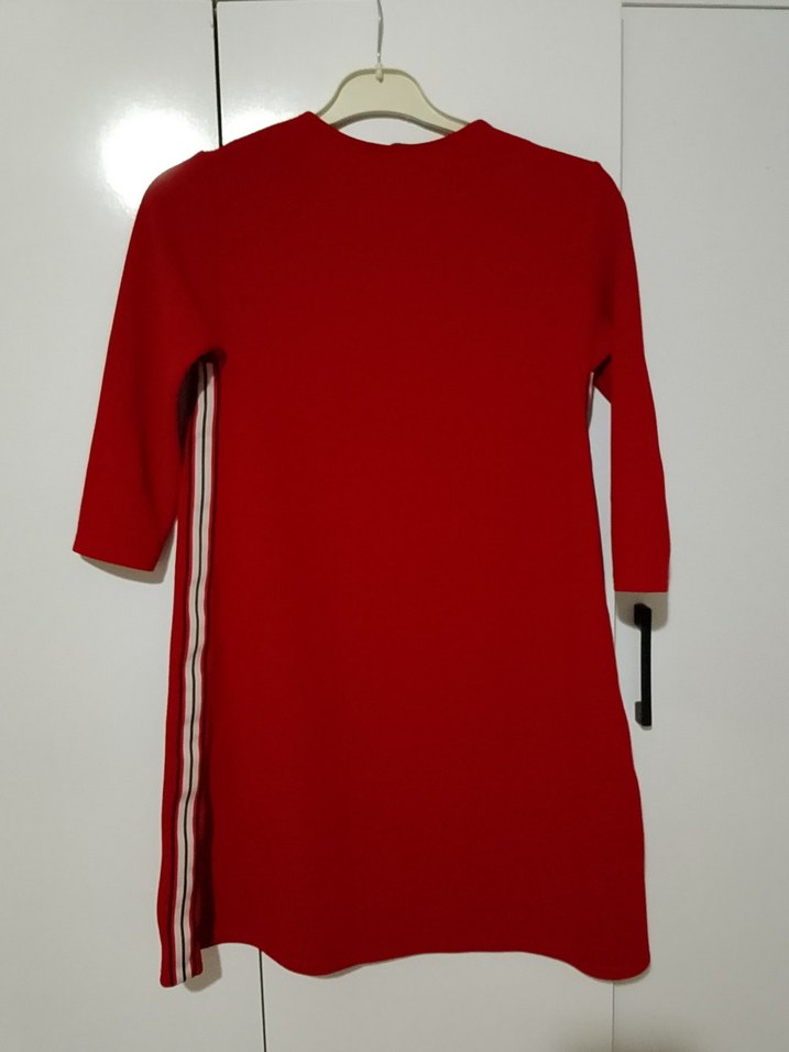 Kırmızı Kadın Tunik - Görsel 5