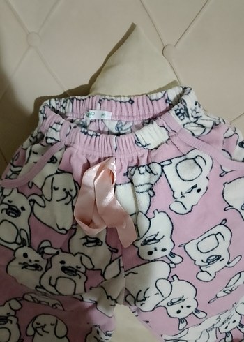 Pembe Peluş gecelik - Görsel 6