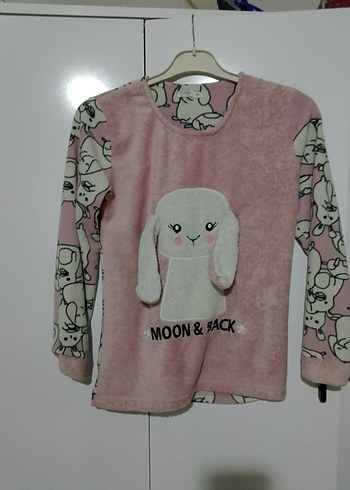 Pembe Peluş gecelik - Görsel 2