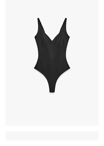 Siyah İnce Askılı Kadın body
