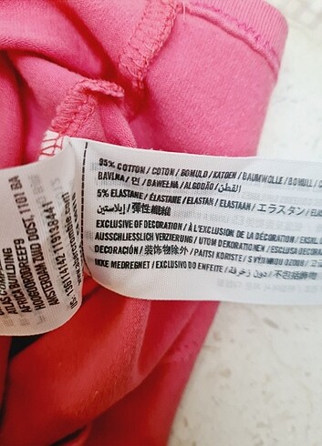 xs Beden pembe Renk Abercrombie Tişört