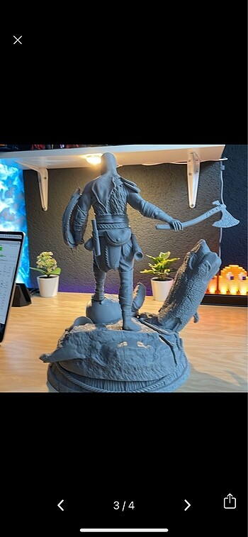 Beden God of war kratos figur
