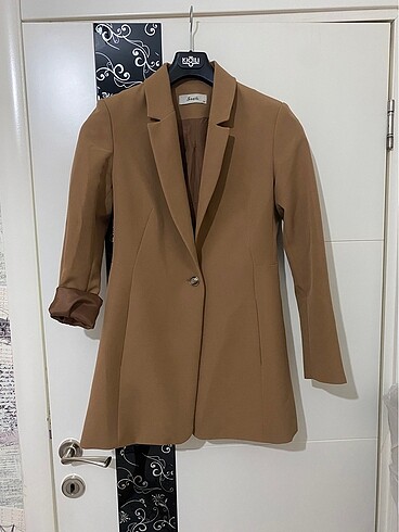 Taba blazer ceket