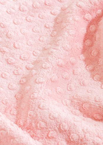 Pembe Tomurcuk Desenli Welsoft Peluş Çocuk Battaniyesi 90*110 cm - Görsel 3