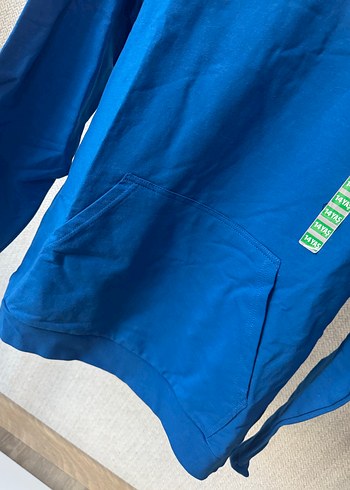 Mavi Çocuk Sweatshirt Kapüşonlu Basic Uzun Kollu (Sıfır) 13-14 y - Görsel 9