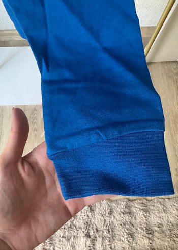 Mavi Çocuk Sweatshirt Kapüşonlu Basic Uzun Kollu (Sıfır) 13-14 y - Görsel 10