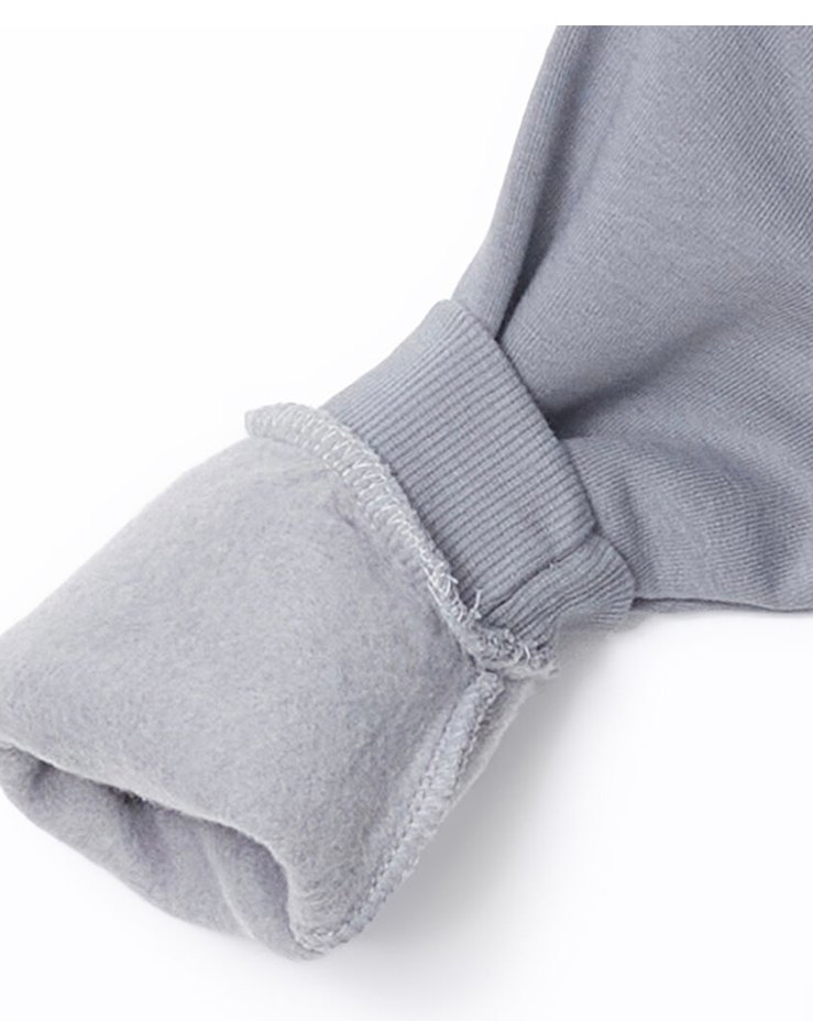 Erkek Çocuk Gri Uzun Kol Bisiklet Yaka Sweatshirt 5 Yaş (Sıfır) - Görsel 3