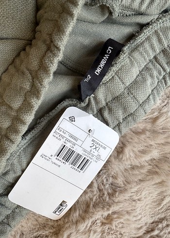 Haki-Yeşil Renk Erkek Rahat Kesim Beli Lastikli Eşofman Altı - Görsel 9