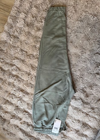 Haki-Yeşil Renk Erkek Rahat Kesim Beli Lastikli Eşofman Altı - Görsel 6