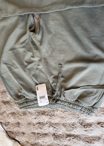 Haki-Yeşil Renk Erkek Rahat Kesim Beli Lastikli Eşofman Altı - Görsel 7