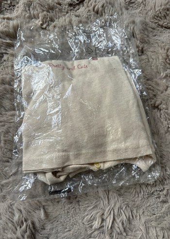 Bej Bisiklet Yaka Uzun Kollu Kız Bebek Pijama Takımı Pamuklu - Görsel 12