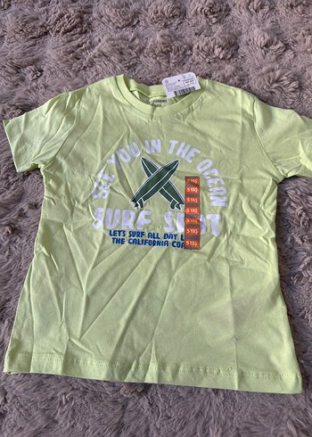 Erkek Çocuk Pamuklu Baskılı Bisiklet Yaka Kısa Kollu Tişört 4-5y - Görsel 4