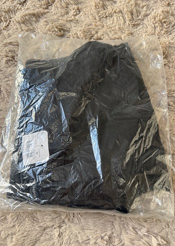 Kadın Siyah Normal Kesim Kumaş Pantolon 56 beden - Görsel 10