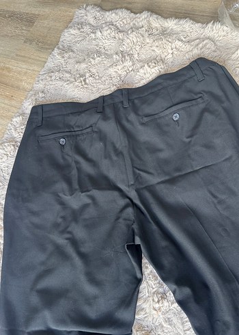 Kadın Siyah Normal Kesim Kumaş Pantolon 56 beden - Görsel 8