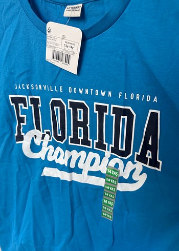 Mavi Bisiklet Yaka Kısa Kollu Baskılı Erkek Çocuk Tişörtü 13-14y - Görsel 10