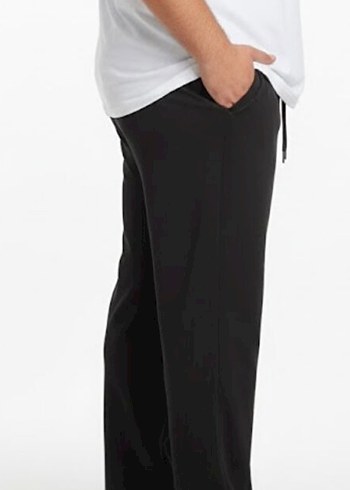 Erkek Siyah Rahat Kesim Beli Lastikli Eşofman Altı Xl (Sıfır) - Görsel 2