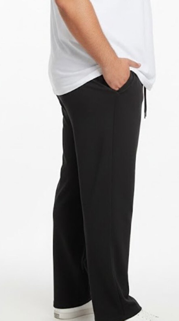 Erkek Siyah Rahat Kesim Beli Lastikli Eşofman Altı Xl (Sıfır) - Görsel 2