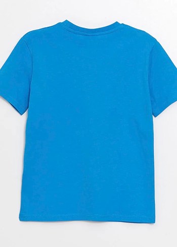Mavi Bisiklet Yaka Kısa Kollu Baskılı Erkek Çocuk Tişörtü 9-10 y - Görsel 5