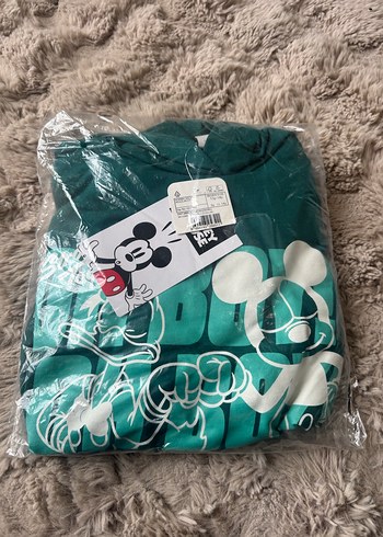 Çocuk Mickey Mouse Lisans ve Baskılı Yeşil Sweatshirt 13-14 yaş - Görsel 10