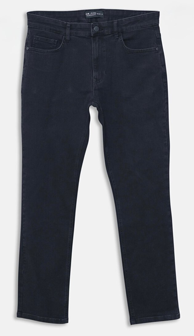Erkek Siyah Regular Fit Denim Pantolon 32-31 beden (Sıfır) - Görsel 4