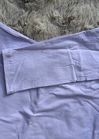 Kız Çocuk Lila Uzun Kollu Bisiklet Yaka Baskılı Tişört 10-11 yaş - Görsel 8