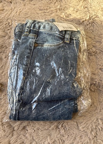 Kız Çocuk mavi Dar Paça Denim Çıtçıtlı Pantolon 5-6 yaş (sıfır) - Görsel 16