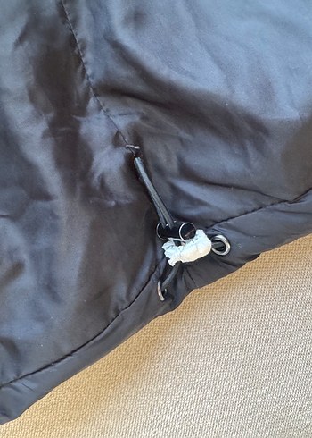 Siyah Kapüşonlu Kadın Kışlık Şişme Mont Xs-S Beden için Uyumlu - Görsel 12