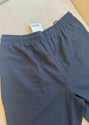 Rahat Kalıp Oversize Beli Lastikli Erkek Eşofman Altı Siyah - Görsel 10