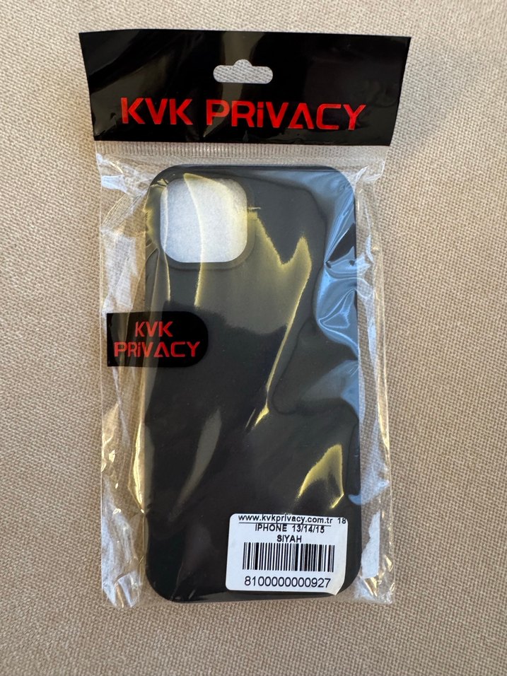 Siyah Silikon Kamera Yükseltili Telefon Kılıfı Iphone 13-14-15 - Görsel 4