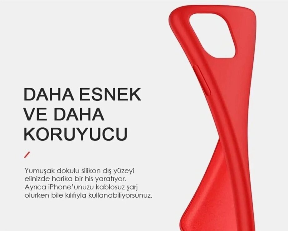 Siyah Silikon Kamera Yükseltili Telefon Kılıfı Iphone 13-14-15 - Görsel 3