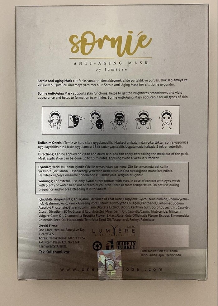 One more antı agıng maske - Görsel 2