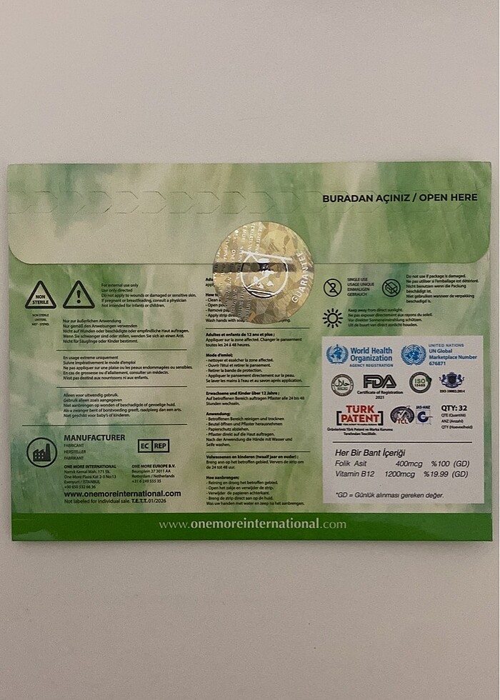 B12 Plus + Vitamin Bandı - Görsel 2