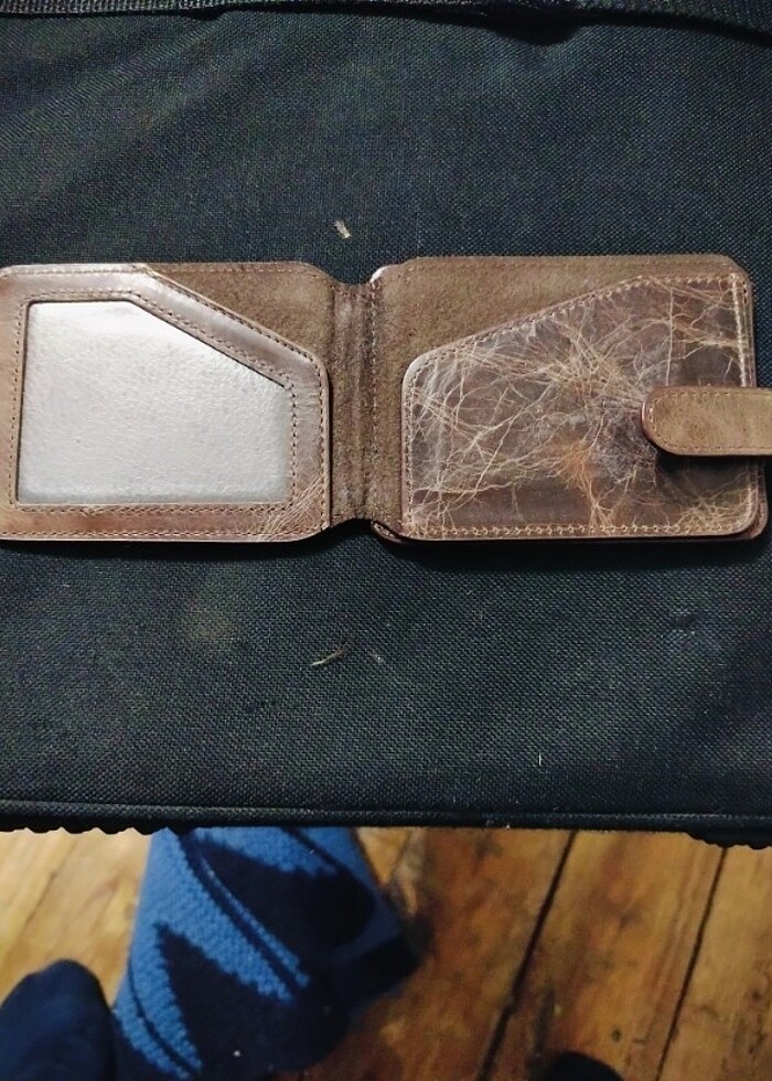 Erkek Deri cuzdan karlık - Görsel 3