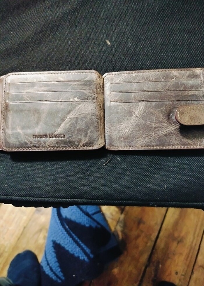 Erkek Deri cuzdan karlık - Görsel 5